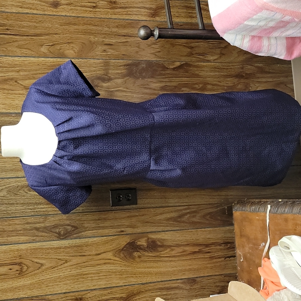 Purple tailored dress